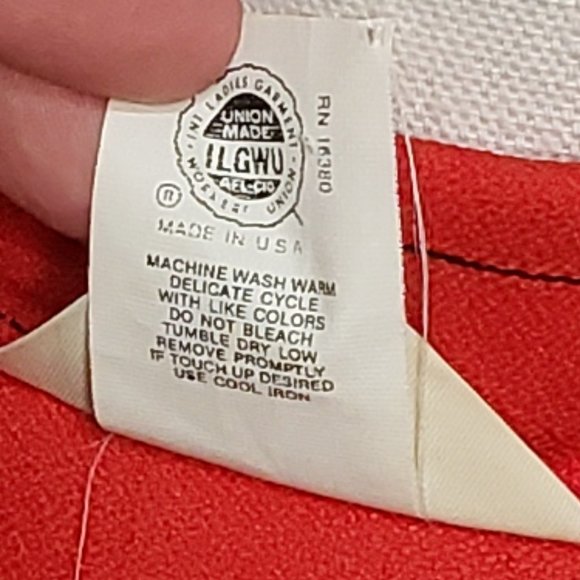 Vintage Sears Union Made Fitted Shirt Dress 70/80s - Picture 4 of 8